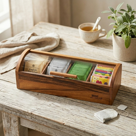 Wooden Tea Box